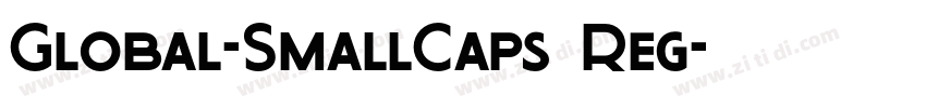 Global-SmallCaps Reg字体转换